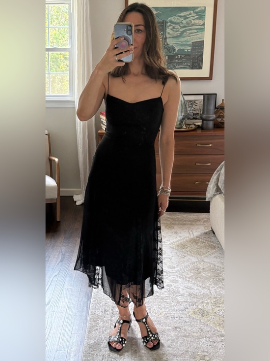 Betsey Johnson Dresses & Skirts - Betsey Johnson Black Silk Dress Vintage Made in USA